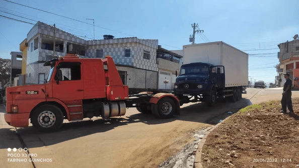 Guincho pronto para nova chamada